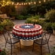 thumbnail image 1 of CaiYueKe 4th of July Tablecloth 60 Inch Round Patriotic Stars Table Cloth American Independence Day Memorial Day Table Cover for Kitchen Party Dining Picnic Indoor Outdoor Decor, 1 of 7