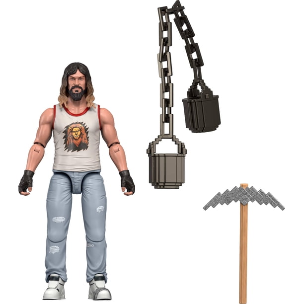 Set de figuras de acción Mattel Minecraft Garrett con accesorios