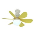 thumbnail image 1 of E27 Fan Lamp Tri-color Dimming Home Bedroom Kids Study Room Living Room Fan Lamp Infinitely Dimmable Timing Function With Remote Controller, 1 of 6
