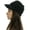 Black, variant on Herrnalise Women Casual Solid Stitching Outdoor Plush Hats Crochet Knit Beanie Cap