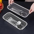 thumbnail image 6 of Samhe Utensil Drying Rack, 2 Pack Stainless Steel Utensils Holder Silverware Basket, Compact Dish Drainer for Kitchen Counter, Chopsticks Spoons, Forks, Knifes Drainer Basket Organizer, 6 of 8