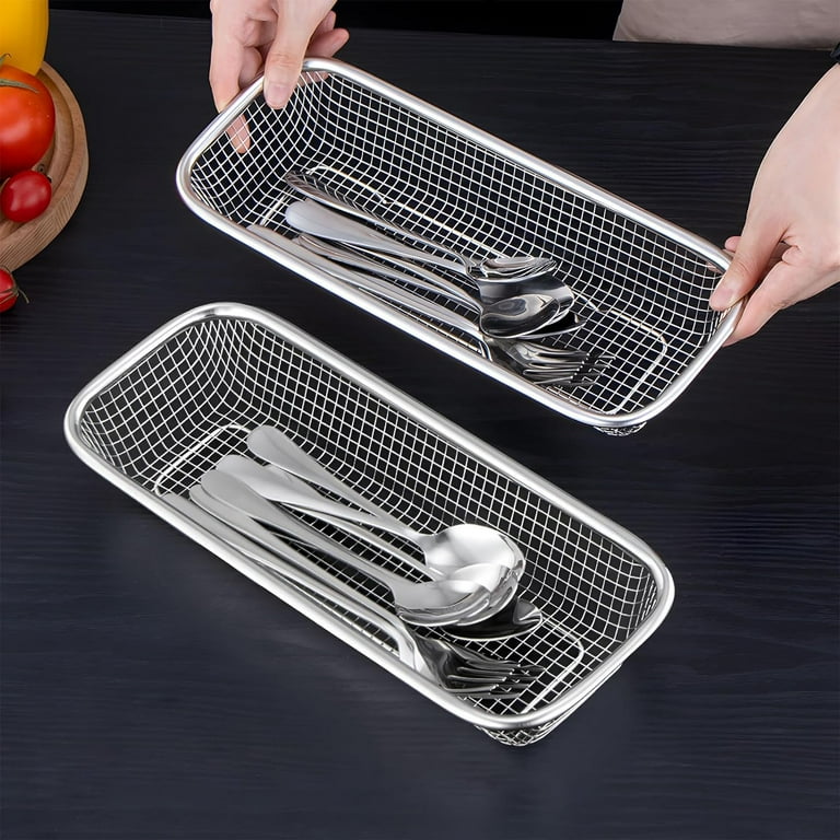 Samhe Utensil Drying Rack, Pack Stainless Steel Utensils Holder