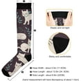 thumbnail image 3 of GZHJMY Cute Cats 20-30mmHg Compression Socks for Men & Women, Knee High Stockings for Running, Sport, Hiking & Travel, 3 of 7