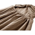 thumbnail image 5 of Vestido Dutebare para niña pequeña, algodón y lino, sin volantes, 5 of 5
