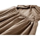 thumbnail image 5 of Vestido Dutebare para niña pequeña, algodón y lino, con volantes, marrón, 5 of 5