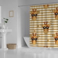 thumbnail image 3 of 66 x 72 Inches Coolnut Shower Curtain Set with Hooks, Cute Giraffe Polyester Waterproof Bath Curtain for Bathroom Bathtubs Decor, 3 of 6