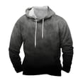 thumbnail image 1 of Sudadera con capucha para hombre, blusa con capucha y estampado de degradado de color, blusa de poliéster para hombre, 1 of 4