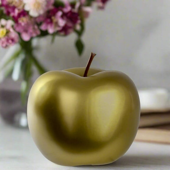 Silvette Chrome Apple Figurine