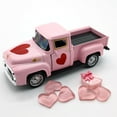 thumbnail image 4 of Valentine's Day Metal Truck Decor,Wedding Anniversary Metal Truck with 6Pcs Transparent Heart Ornaments,Farmhouse Vintage Pickup Car Decor for Tabletop Centerpiece Home Kitchen Decorations, 4 of 5