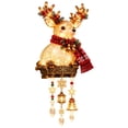 thumbnail image 2 of Winter Glow Reindeer Icicle Light Decor Christmas Decor, LED Reindeer Design Christmas Outdoor Decorations, Waterproof Hanging Christmas Lights for Porch, Yard, 2 of 7
