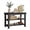 Black, variant on EDX 3 Tier Bamboo Shoe Rack Bench, 11.3'' x 27.6'' x 18'' Storage Seat Organizer with 286lb Capacity for Entryway,  Bedroom and Living Room,  Brown