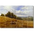 thumbnail image 1 of Ceramic Tile Mural-Alfred Glendening Country Painting 43. 25.5" w x 17" h using (24) 4.25 x 4.25 ceramic tiles, 1 of 3