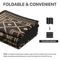 thumbnail image 5 of DEORAB 9'x12' Outdoor Rugs Waterproof Patio Reversible Plastic Carpet Camping Outside Mat,Black & Brown, 5 of 8