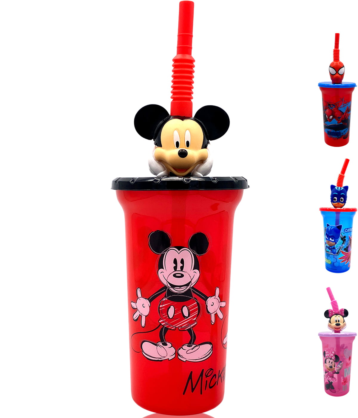 Disney 3D Printed Mickey Starbucks Coffee Mug, 3D Straw Topper, Straw Buddy  3D Printed, Coffee Mug Straw Topper, 3D Printed Straw Decoration 