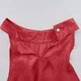 thumbnail image 4 of HomeDM Womens Sleeveless Tank Tops Casual Mock Neck Button Back Summer Work Office Tops - Red/XL, 4 of 9