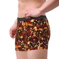 thumbnail image 2 of Disketp Warm Forest Plants and Deer Men's Boxer Briefs,Soft and Breathable Cotton Underwear with ComfortFlex Waistband-Small, 2 of 5