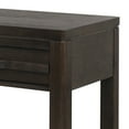 thumbnail image 3 of Joni 48 Inch Side Console Table, Acacia Wood, 2 Drawer, 1 Shelf, Espresso, 3 of 5