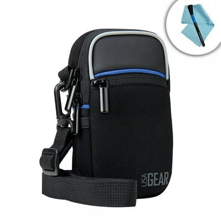 - USA Gear Compact Camera Case Point and Shoot Shoulder Sleeve Case with Weather Resistant Cover Works with Sony Cyber-Shot DSC-HX80, DSC-HX50V, DSC-RX100 IV and More