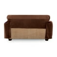 thumbnail image 5 of Innovative Textile Solutions 1-Piece Mason Throw Sofa Slipcover, Chocolate, 5 of 5