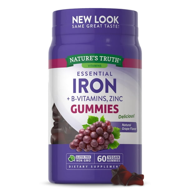 Nature Made Iron Gummies Side Effects Iron Gummies | 60 count | Vegan, Non-GMO & Gluten Free Supplement