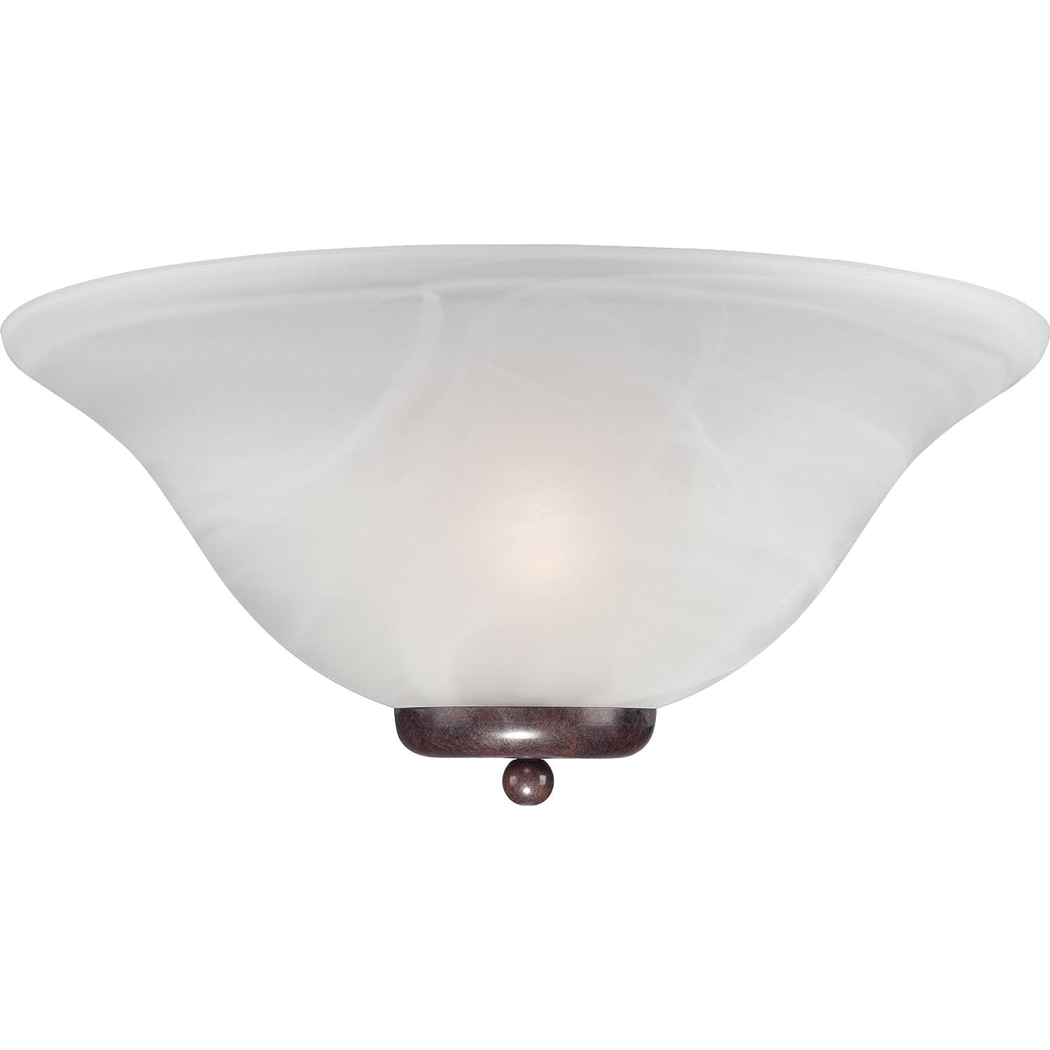 Ballerina 7" Bronze Alabaster Wall Sconce Light