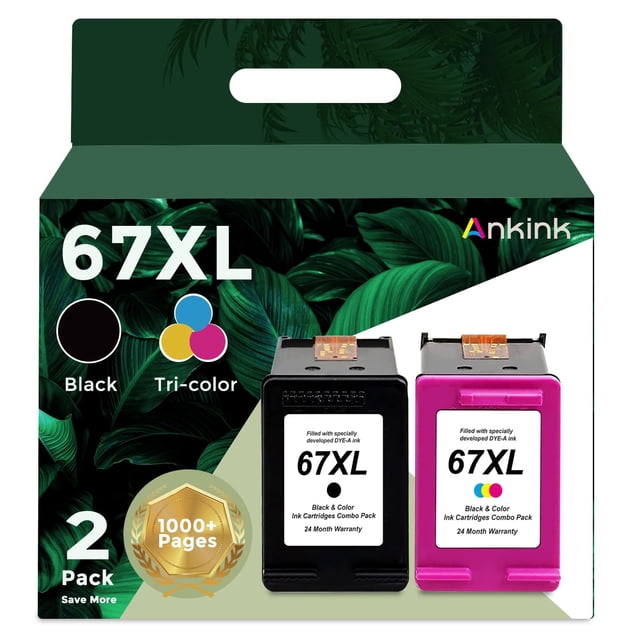 Cartucho de tinta Ankink Remanufactured 67XL de repuesto HP 67