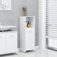 thumbnail image 6 of vidaXL Bathroom Cabinet Sonoma Oak 11.8"x11.8"x37.4" Engineered Wood, 6 of 29