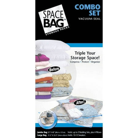Johnson Wax Large and Jumbo Space Bag Combo Set