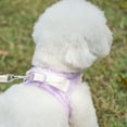 thumbnail image 6 of AIITLE Step-in Plush Dog Harness–Soft Plush, AIITLE Step in Vest Harness for Small and Medium Dogs Pet Supplies - Purple Corduroy, XXS, 6 of 6