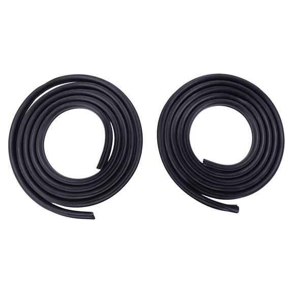2Pcs Front Door Molding Trims Door Belt Weatherstrip Compatible for Ram 1500 2500 3500 2002-2009 Replace 5131160