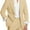 Beige, variant on Mens Shorts Suits 2 Piece Seersucker Suit Slim Fit Two Button Blazer Short Pants Casual Set Summer Beach Wedding