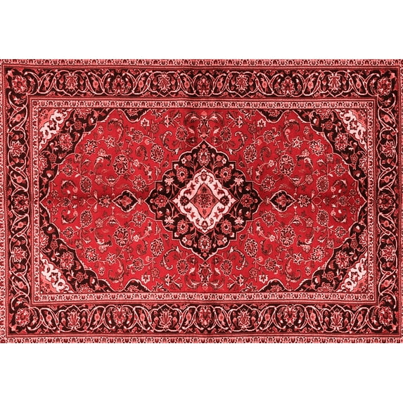 Ahgly Company Indoor Rectangle Persian Red Traditional Area Rugs, 8' x 10'