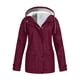 thumbnail image 1 of Minnieouse Hoodie oft woman Jacket Windproof Rain Coat  Outwear Outdoor Winter Warm  Abrigos y chamarras Rojo S, 1 of 1