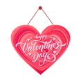 thumbnail image 5 of LingVibe Valentine's Day Door Hanger, Colorful Front Door Sign with "Happy Valentine's" Letter Pattern, Paper Hanging Ornament for Home Decor, Seasonal Porch & Wall Decoration,F, 5 of 5