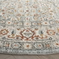 thumbnail image 3 of SAFAVIEH Avalon Jillian Floral Polyester Area Rug, Light Blue/Ivory, 6'7" x 6'7" Round, 3 of 7