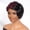CX-007 LY217 T1B/99J, variant on 1B/99j# Pixie Cut Wig Human Hair Ombre Burgundy Glueless Wig Short Pixie Wigs For Black Women Glueless Full Machine Made Big Wavy Brazilian Wigs Human Hair Beginner Friendly 6Inch