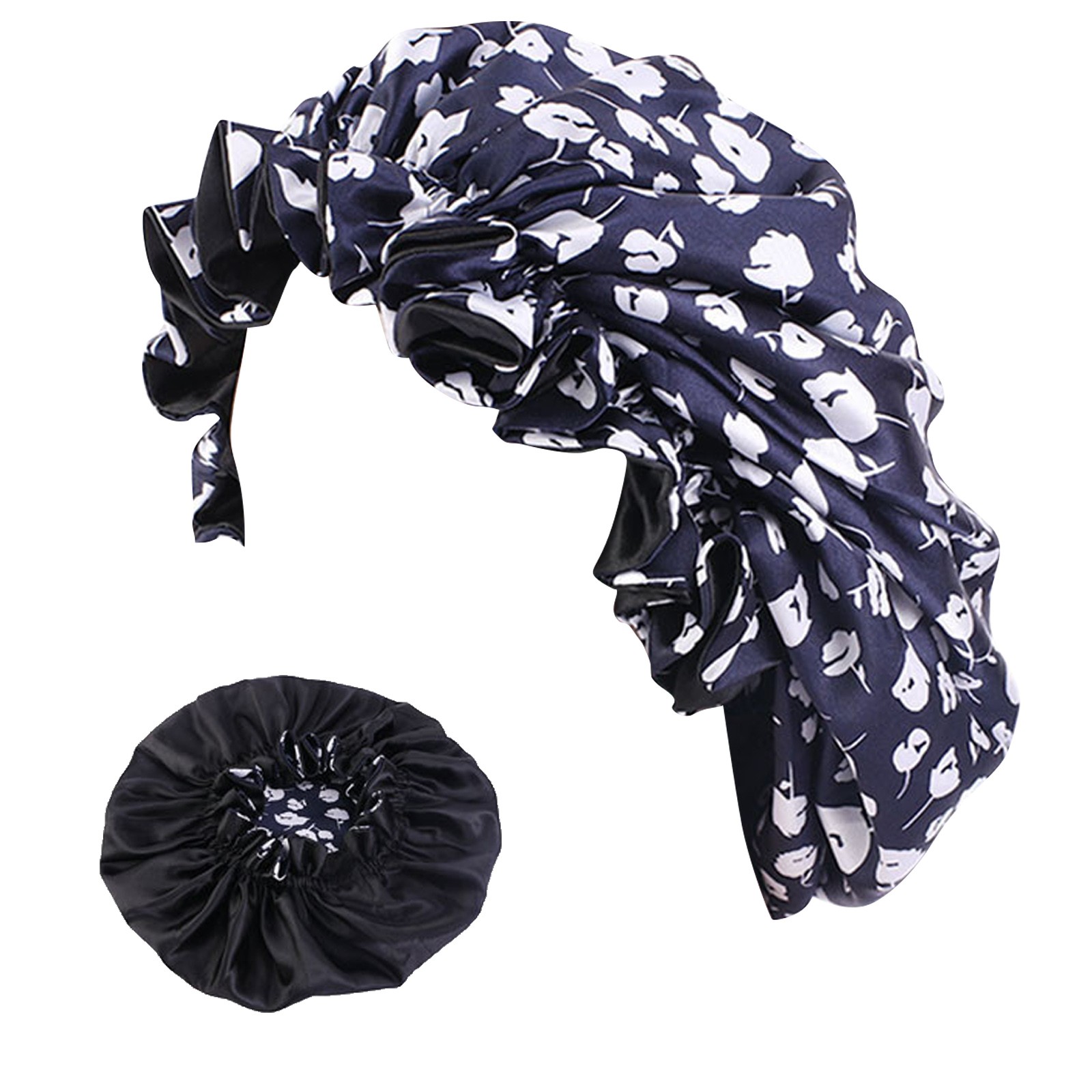 Besaacan Sleep Scarf on Sale Large Lace Tinting Double Layer Nightcap ...