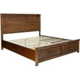 thumbnail image 4 of Home Square 4-Piece Set with King Bed 6 Drawer Dresser and 2 Nightstands, 4 of 6