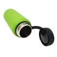 thumbnail image 6 of 32 oz Double Wall 18/8 Pro-Grade Stainless Vacuum Sealed Big Mouth Water Bottle with Leak-Proof Black Stay-On Cap | Great For Alkaline Water Storage - Light Green, 6 of 8