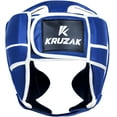 thumbnail image 2 of Kruzak MMA Boxing Sparring Head Guard for Head Protection Unisex Martial Arts Taekwondo Karate Training Headgear - Blue - Small/Medium, 2 of 5