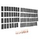 thumbnail image 4 of Terminales de batería de cable desnudo, 140 piezas, terminales de cable de latón, conectores de terminales de anillo tubular, tubos termorretráctiles, construcción robusta, 4 of 9