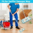 TSV 4Pcs Microfiber Mop Pads Replacement Fit for Swiffer Sweeper, Mop