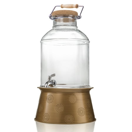 Corona Dispenser 3Gal, With Metal Stand W Ss
