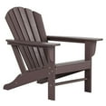 thumbnail image 4 of Portside Classic Outdoor Adirondack Chair (Set of 4) in Dark Brown, 4 of 8