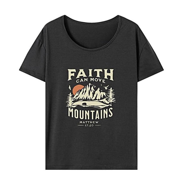Camiseta para mujer con cuello redondo, ropa deportiva, camiseta básica suave para vacaciones en la playa M