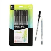 SAKURA Gelly Roll Classic .. .. Gel Pens, Fine .. Tip, .. Archival Black .. Ink, 6 .. Pack .. 57381