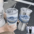 thumbnail image 2 of 30oz Large Capacity Cup Magic Mountain Cup 24h Hours Ytong Thermos Bottle with Lid Bear Coffee Mug Water Stainless Steel Bottle (style14), 2 of 7