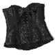 thumbnail image 4 of Plus Size Women's Lace Up Corset Top Overbust Body Shaper, 4 of 5