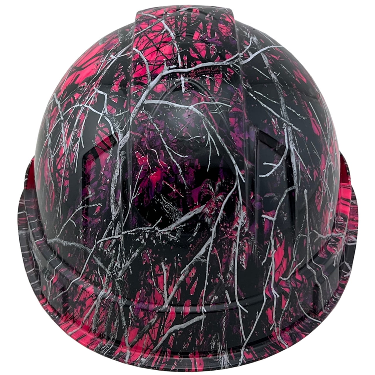 Muddy Girl Pink Hydro Dipped Hard Hats Cap Style
