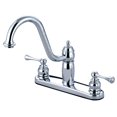 thumbnail image 1 of Grifo de Cocina Kingston Brass KB1111BLLS 20 cm con Doble Manija, 1 of 2